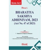 Bharat’s Bharatiya Sakshya Adhiniyam, 2023 Bare Act 2024